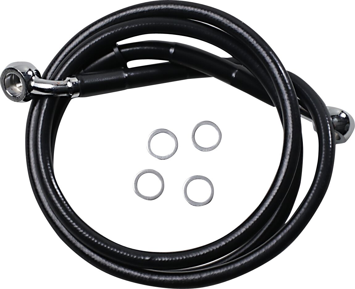 Drag Specialties Line Brk 18 Xl1200 Xs Bk+2 BRAKE LINES-HOSES-STAINLESS ST Drag Specialties