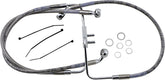 Drag Specialties Line Brk 18 Sftl Ss BRAKE LINES-HOSES-STAINLESS ST Drag Specialties
