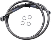 Drag Specialties Line Brk 18 Sftl Ss BRAKE LINES-HOSES-STAINLESS ST Drag Specialties