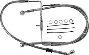 Drag Specialties Line Brk 16 Xl1200 Cx Ss+4 BRAKE LINES-HOSES-STAINLESS ST Drag Specialties