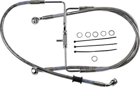 Drag Specialties Line Brk 16 Xl1200 Cx Ss+4 BRAKE LINES-HOSES-STAINLESS ST Drag Specialties