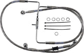 Drag Specialties Line Brk 16 Xl1200 Cx Ss+6 BRAKE LINES-HOSES-STAINLESS ST Drag Specialties