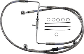 Drag Specialties Line Brk 16 Xl1200 Cx Ss+6 BRAKE LINES-HOSES-STAINLESS ST Drag Specialties