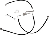 Drag Specialties Line Brk 16 Xl1200 Cx Blk BRAKE LINES-HOSES-STAINLESS ST Drag Specialties