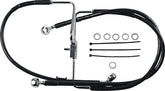 Drag Specialties Line Brk16 Xl1200 Cx Blk+2 BRAKE LINES-HOSES-STAINLESS ST Drag Specialties