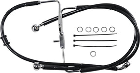 Drag Specialties Line Brk 16 Xl1200 Cx Bl+4 BRAKE LINES-HOSES-STAINLESS ST Drag Specialties