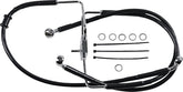 Drag Specialties Line Brk 16 Xl1200 Cx Bl+6 BRAKE LINES-HOSES-STAINLESS ST Drag Specialties