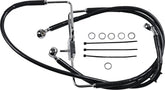 Drag Specialties Line Brk 16 Xl1200 Cx Bl+8 BRAKE LINES-HOSES-STAINLESS ST Drag Specialties