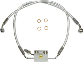 Magnum Shielding Line Brk Frt Dual Absscii BRAKE LINES-HOSES-STAINLESS ST Magnum Shielding