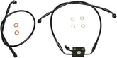 Magnum Shielding Line Brk Dual Abs Blk Sft Brake Lines Hoses Stainless Magnum Shielding