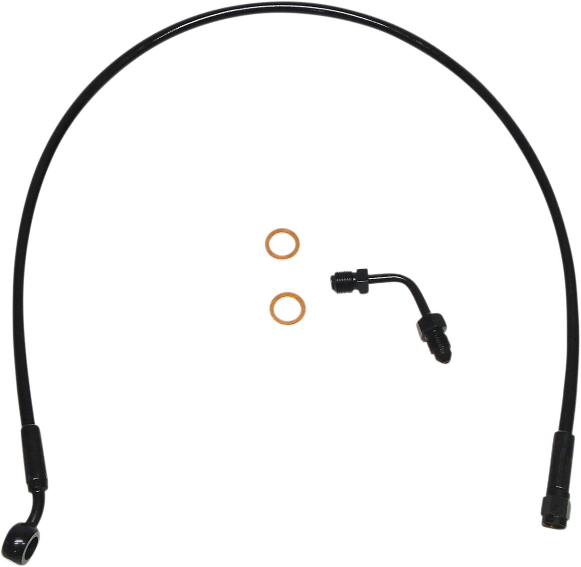 Magnum Shielding Line Brk Uppr Blkabs 12 Mm Brake Lines Hoses Stainless Magnum Shielding