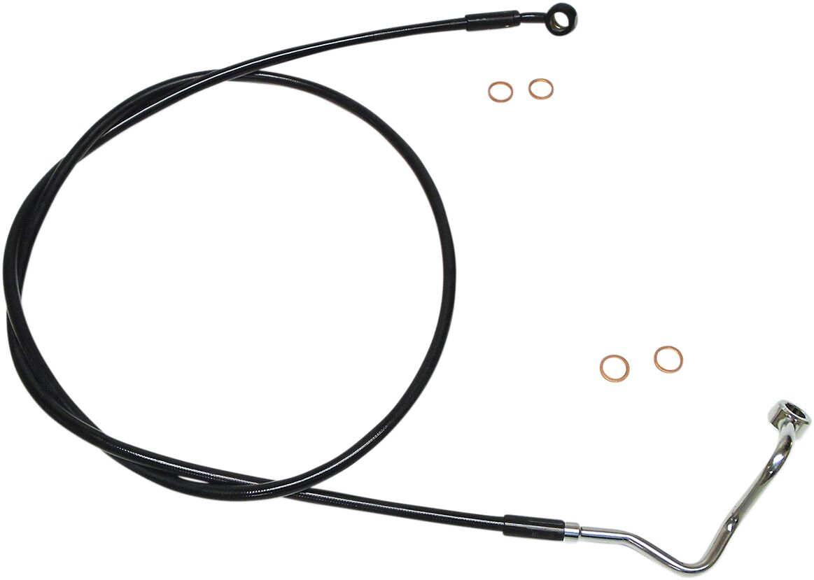 Magnum Shielding Line Brk Mdupr Abs 35 Blk Brake Lines Hoses Stainless Magnum Shielding