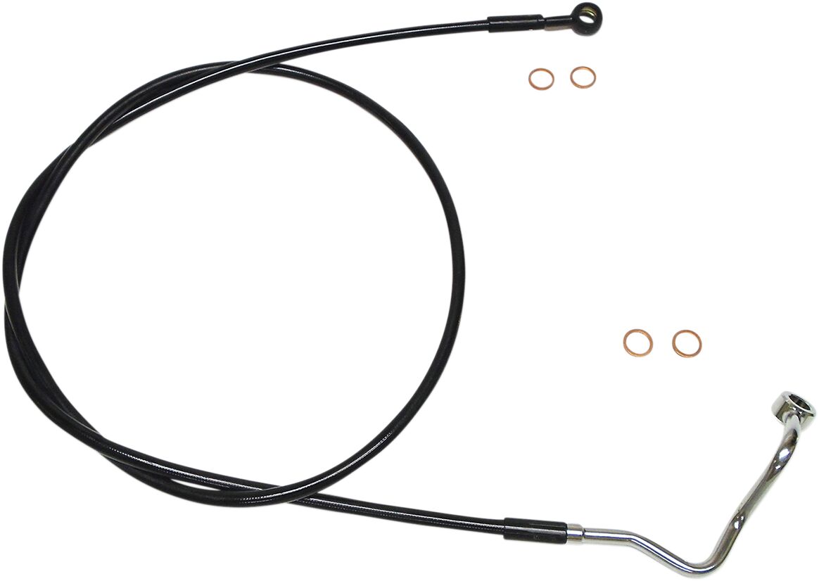 Magnum Shielding Line Brk Mdupr Abs 180 Blk BRAKE LINES-HOSES-STAINLESS ST Magnum Shielding
