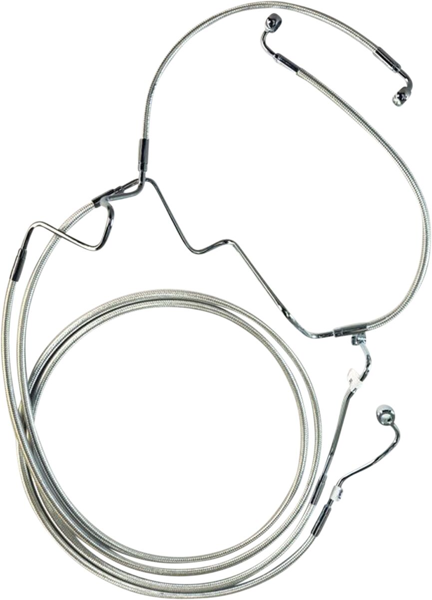 Magnum Shielding Line Brk F Dl Absrad Sc+4 Brake Lines Hoses Stainless Magnum Shielding