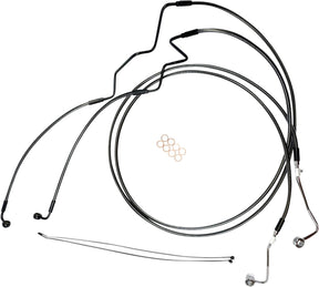 Magnum Shielding Line Brk F Dl Absrad Bp+4 Brake Lines Hoses Stainless Magnum Shielding