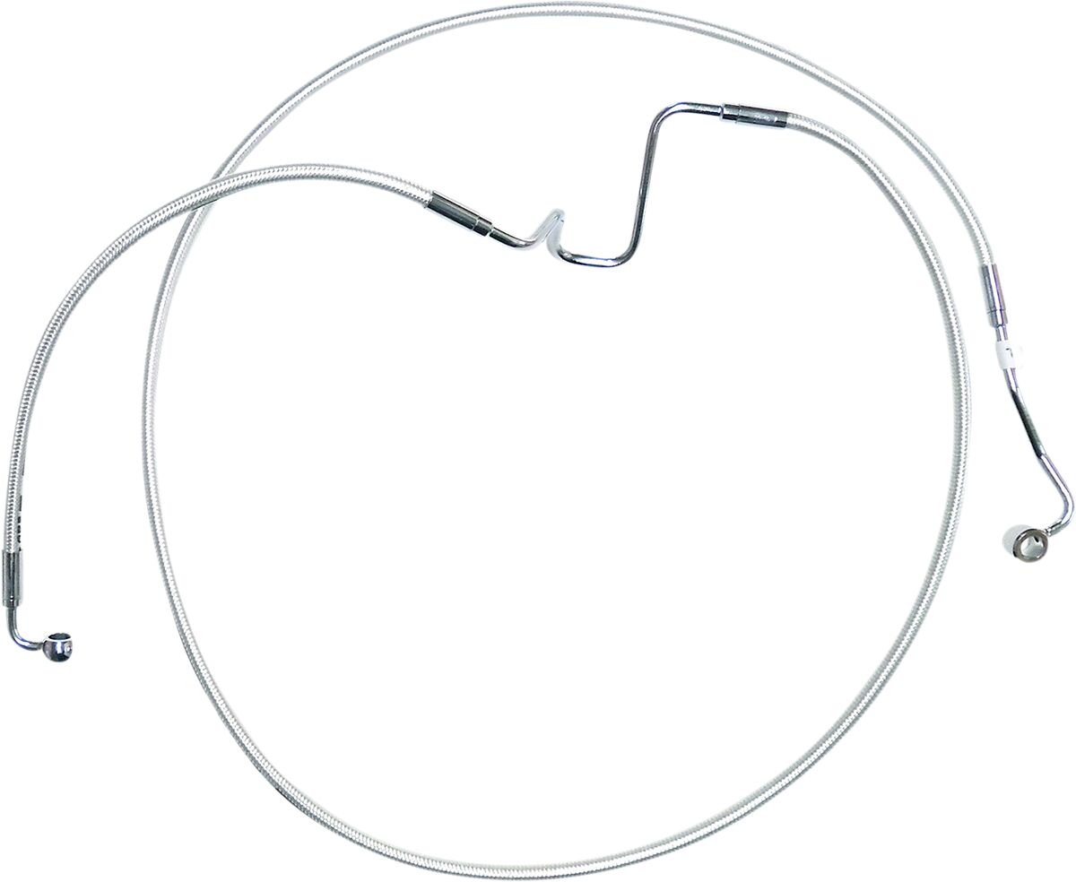 Magnum Shielding Line Brk F Lf Absrad Sc+4 Brake Lines Hoses Stainless Magnum Shielding