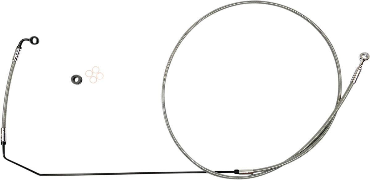 Magnum Shielding Brakeline Uppr Indian Ssc Brake Lines Hoses Stainless Magnum Shielding
