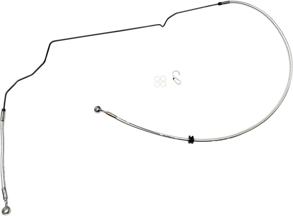 Magnum Shielding Brakeline Lwr Indian Sc BRAKE LINES-HOSES-STAINLESS ST Magnum Shielding