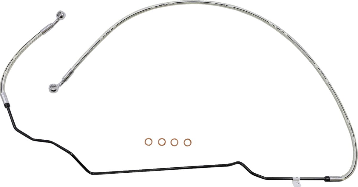 Magnum Shielding Brakeline Uppr Indian Sc Brake Lines Hoses Stainless Magnum Shielding