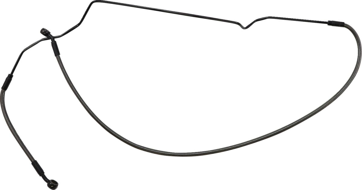 Magnum Shielding Brakeline Uppr Indian Bp Brake Lines Hoses Stainless Magnum Shielding