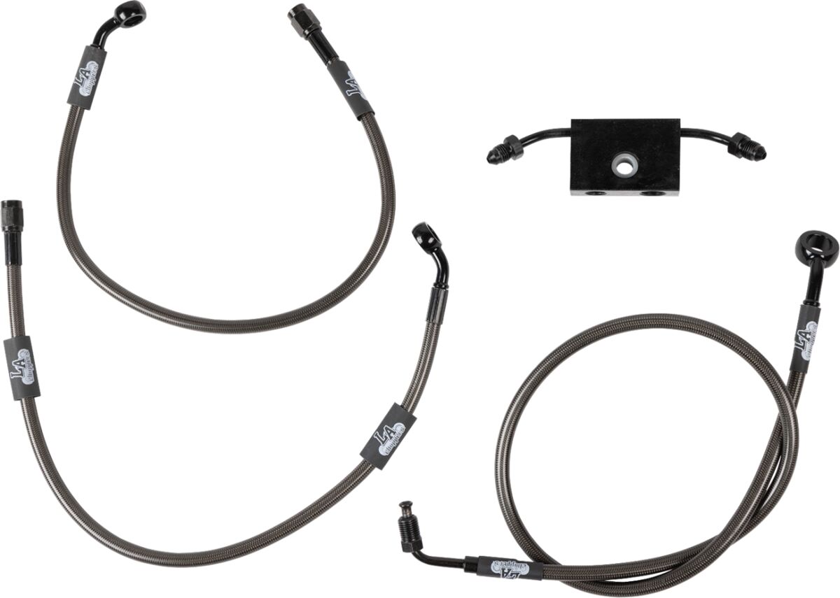 La Choppers Brakeline Dd M Mini Sftl BRAKE LINES-HOSES-STAINLESS ST La Choppers