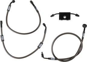 La Choppers Brakeline Dd M Mini Sftl BRAKE LINES-HOSES-STAINLESS ST La Choppers
