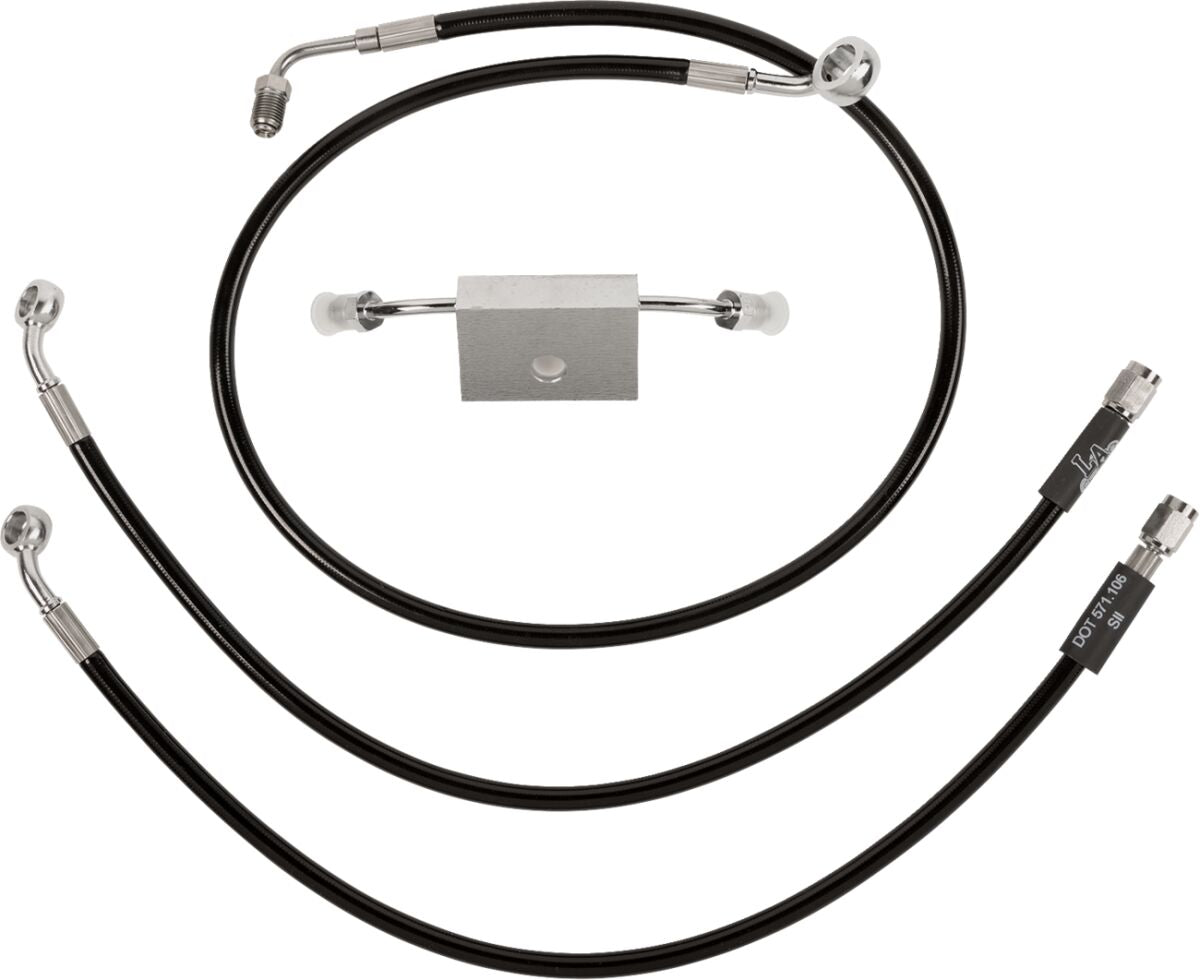 La Choppers Brakeline Dd B Sftl BRAKE LINES-HOSES-STAINLESS ST La Choppers
