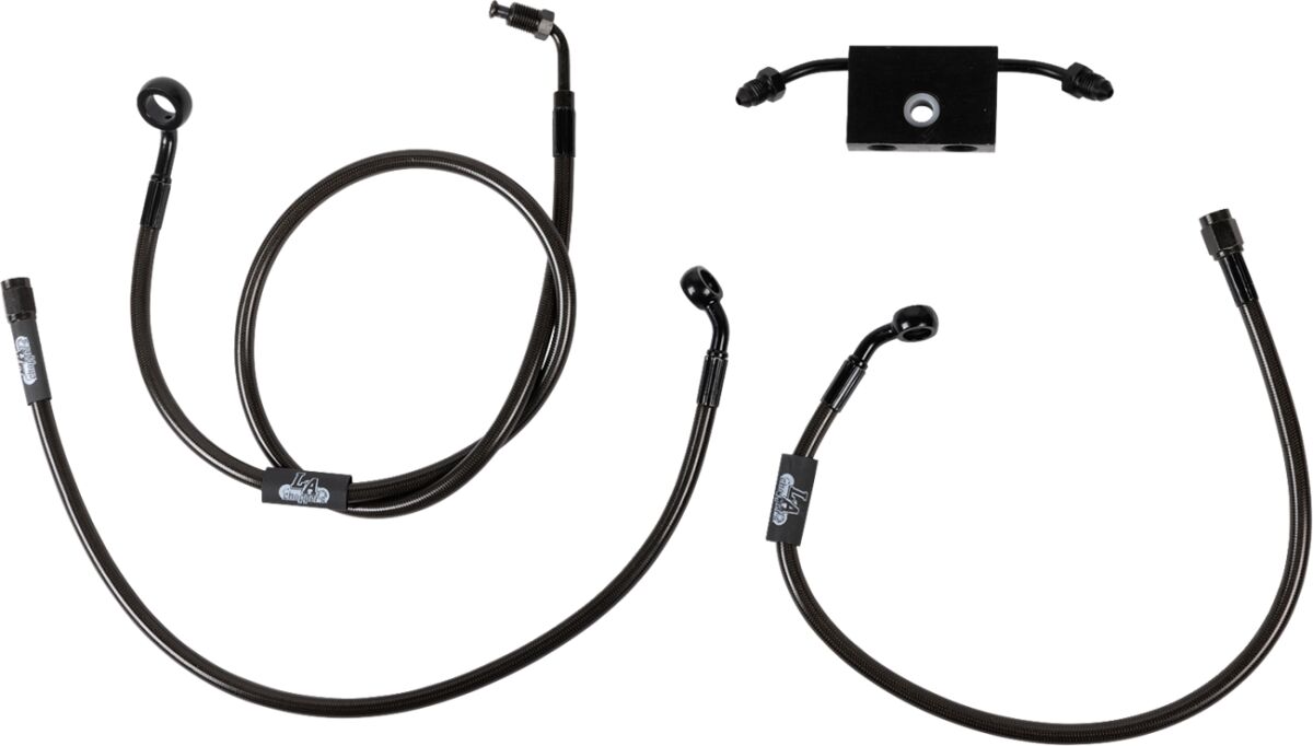 La Choppers Brakeline Dd M Sftl BRAKE LINES-HOSES-STAINLESS ST La Choppers