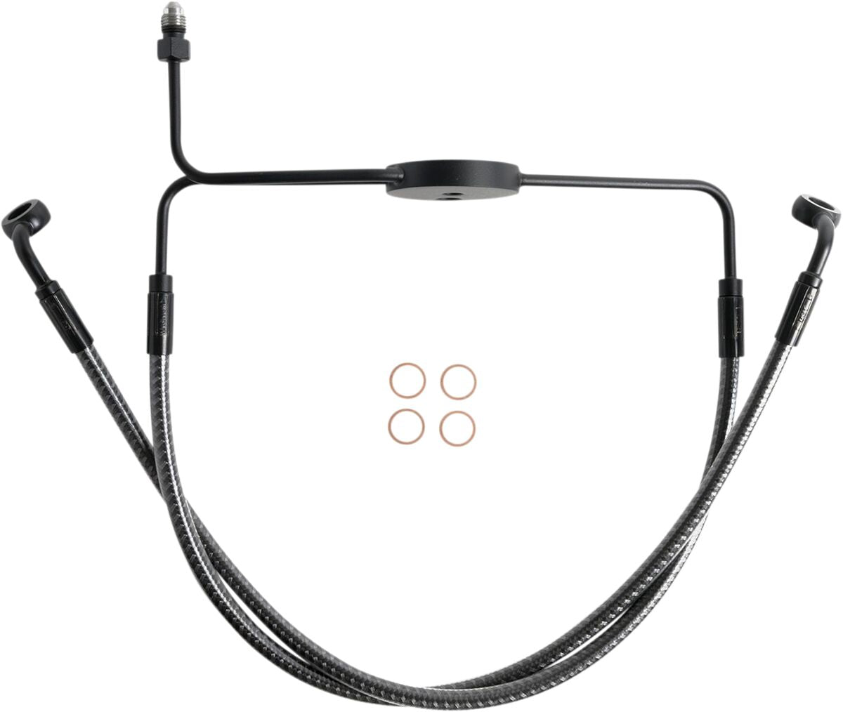 Magnum Shielding Line Brake Frnt Fxdf Cf Brake Lines Hoses Stainless Magnum Shielding