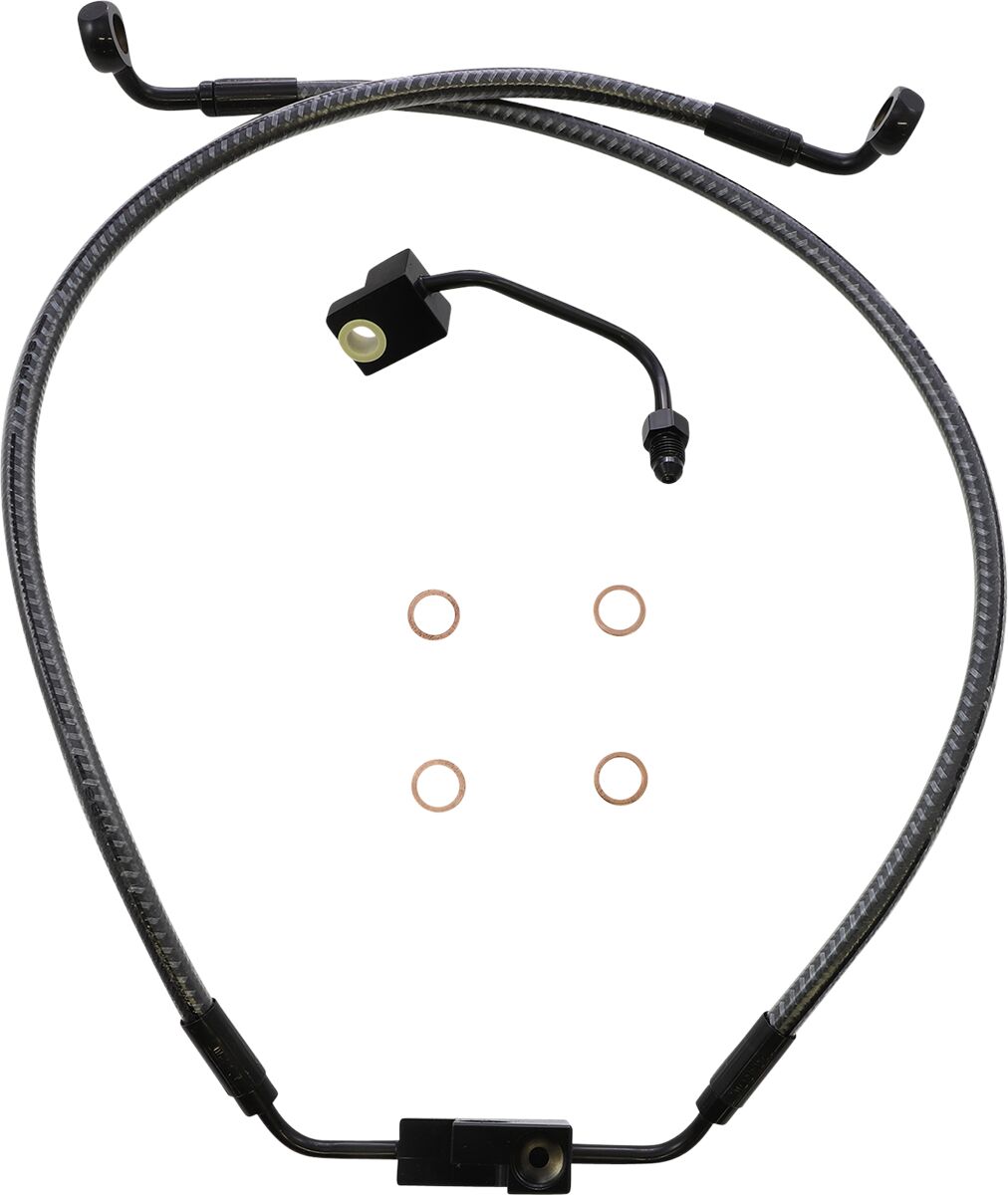 Magnum Shielding Brk Lwr Line Abs Fxdf Cf Brake Lines Hoses Stainless Magnum Shielding