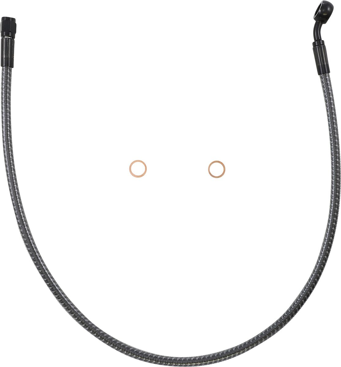 Magnum Shielding Brk Frt Line 35/10 Mm26"Cf Brake Lines Hoses Stainless Magnum Shielding
