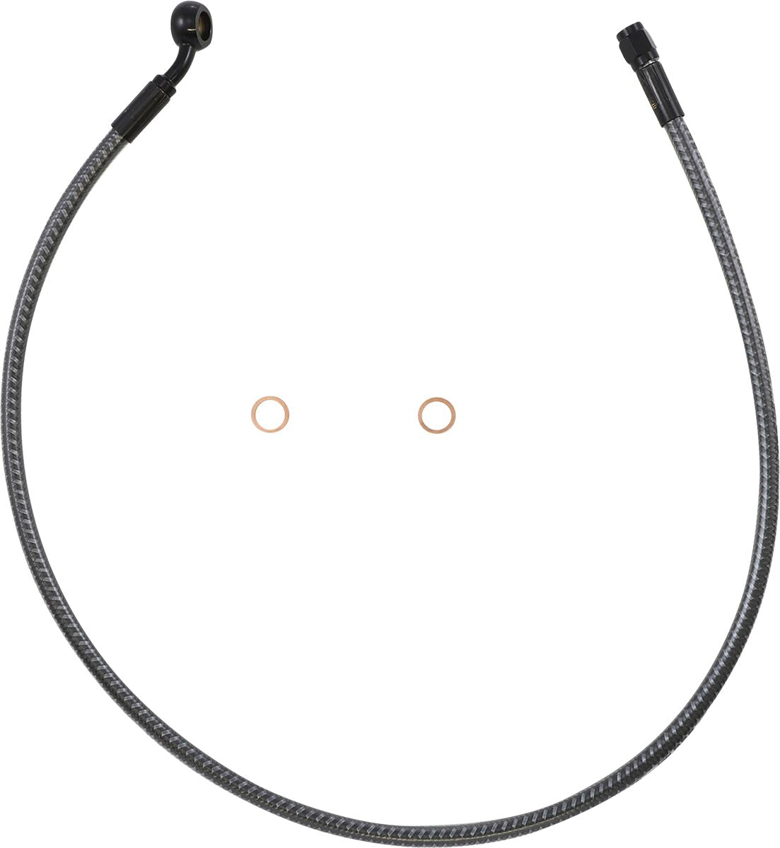 Magnum Shielding Brk Frt Line 35/10 Mm30"Cf Brake Lines Hoses Stainless Magnum Shielding