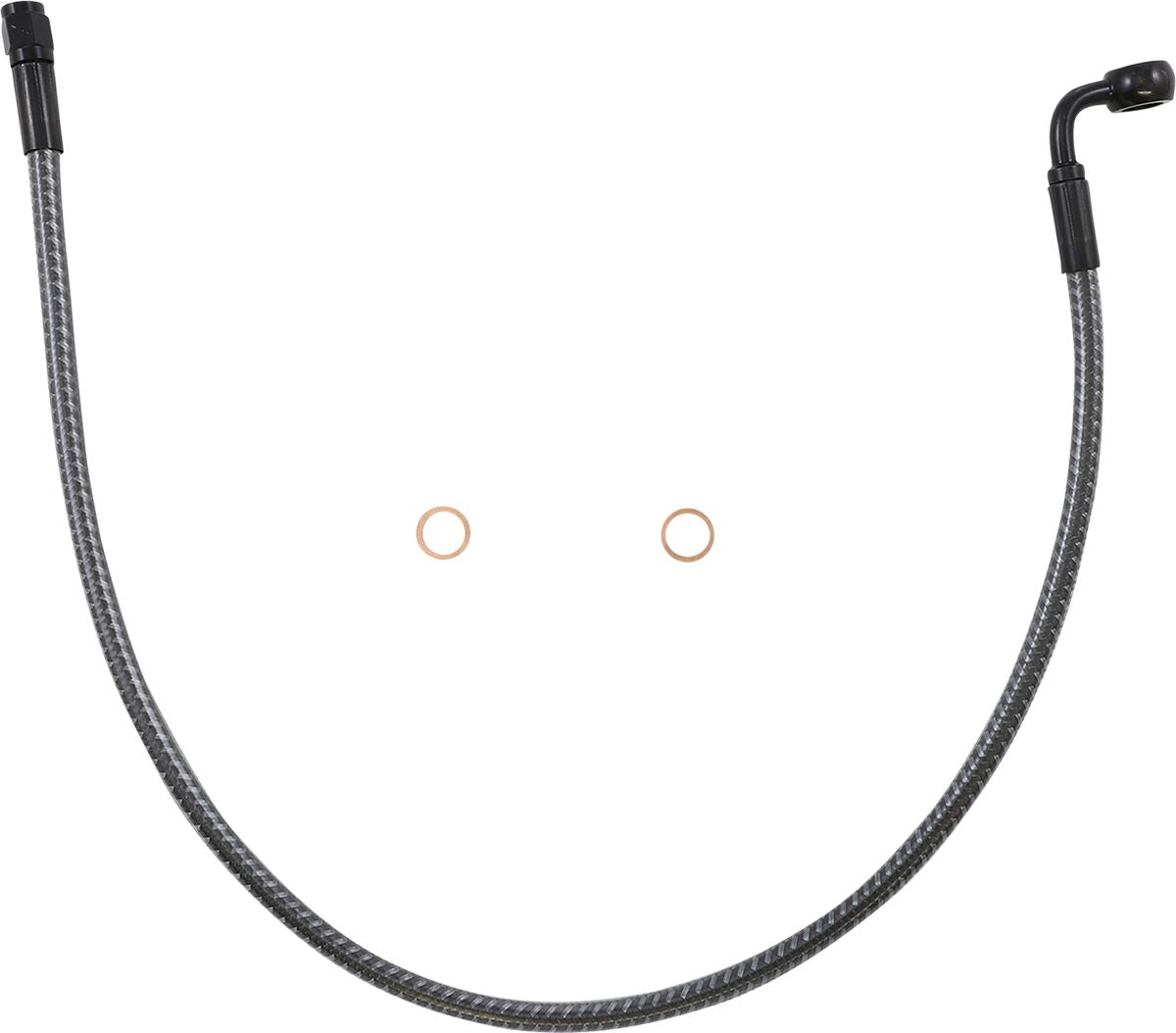 Magnum Shielding Brk Frt Line 90/10 Mm24"Cf Brake Lines Hoses Stainless Magnum Shielding