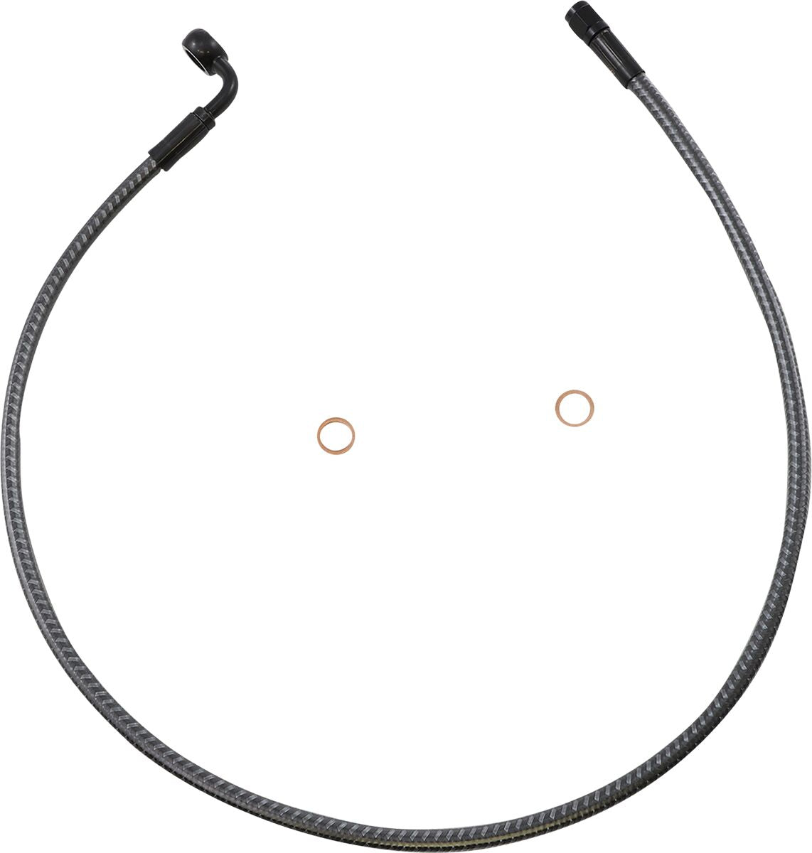 Magnum Shielding Brk Frt Line 90/10 Mm30"Cf Brake Lines Hoses Stainless Magnum Shielding