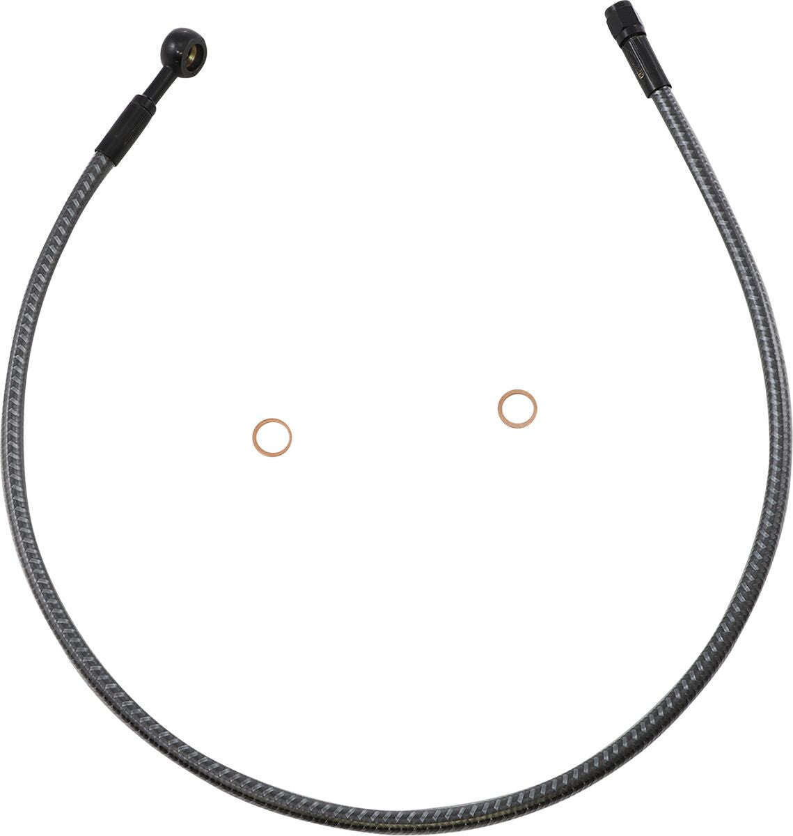 Magnum Shielding Brk Frt Line180/10 Mm28"Cf Brake Lines Hoses Stainless Magnum Shielding