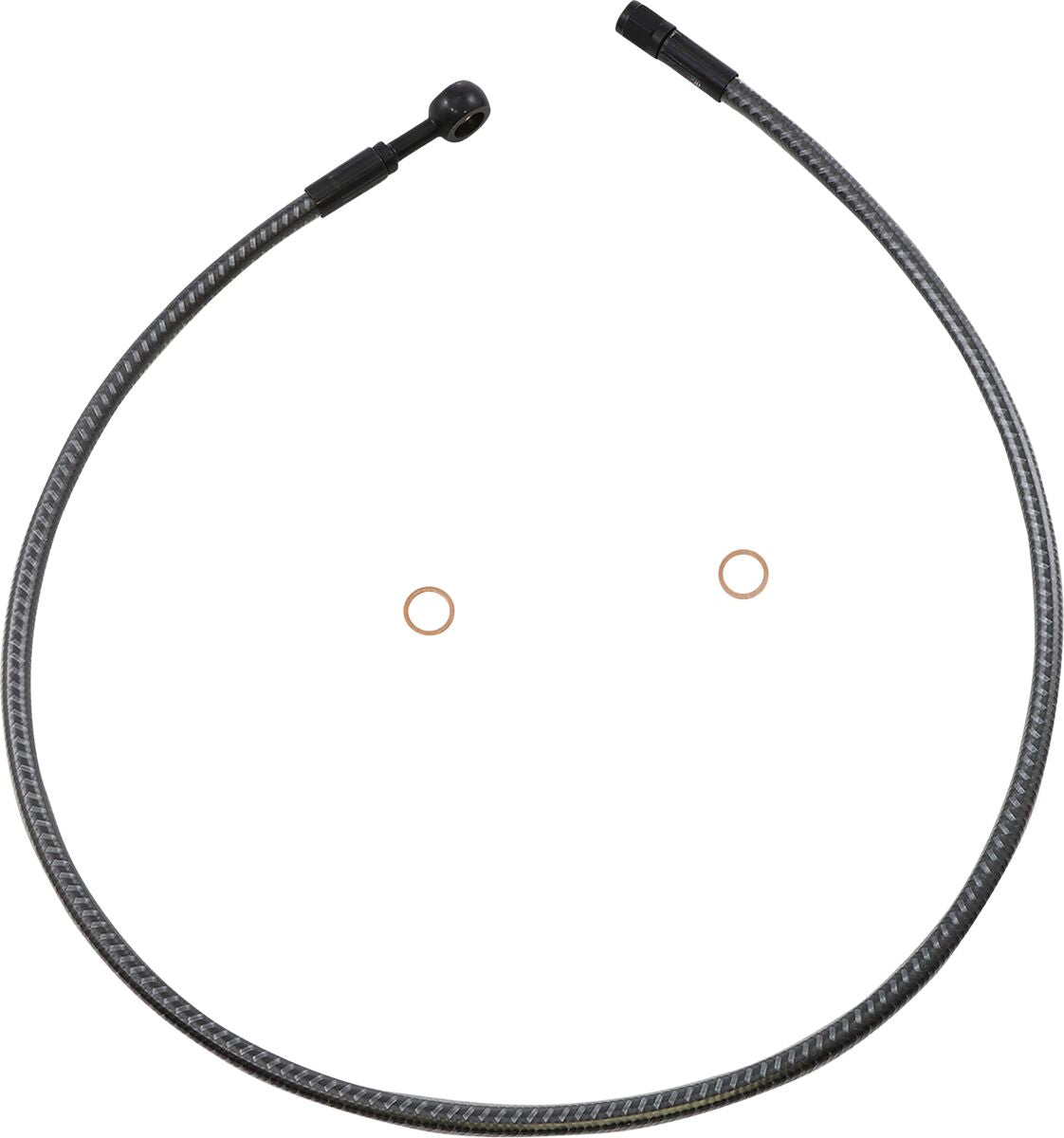 Magnum Shielding Brk Frt Line180/10 Mm32"Cf Brake Lines Hoses Stainless Magnum Shielding