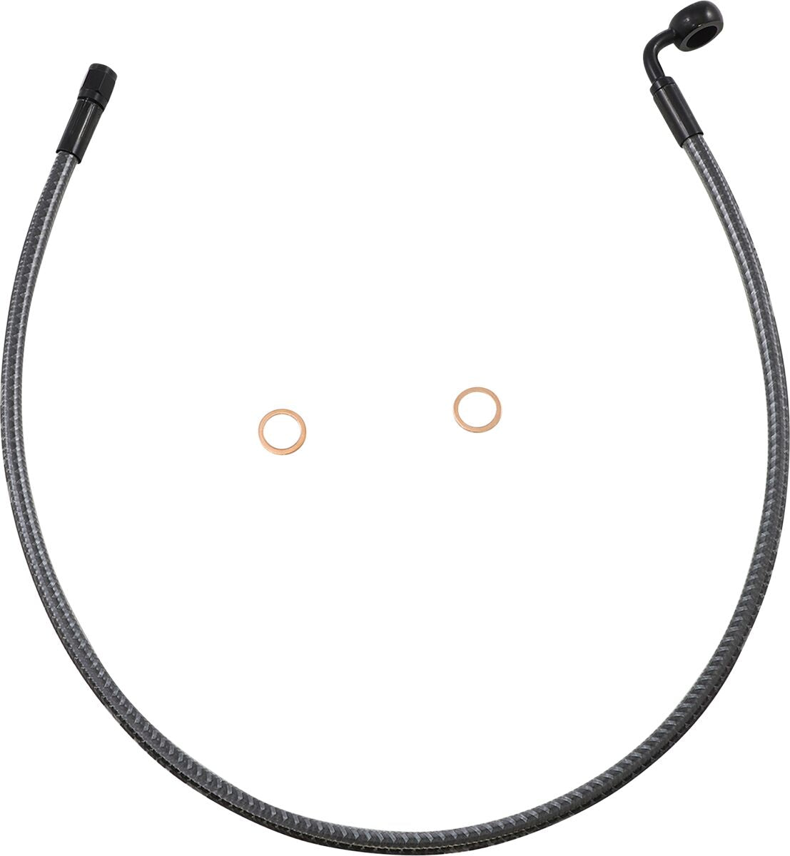 Magnum Shielding Brk Line 90 D 12 Mm 28"Cf Brake Lines Hoses Stainless Magnum Shielding