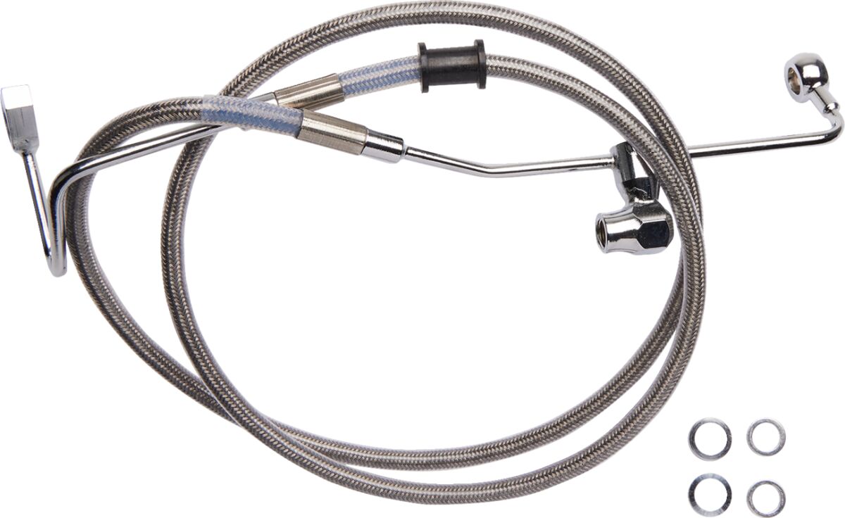 Drag Specialties Brake Line Rr Abs Ss Brake Lines Hoses Stainless Drag Specialties