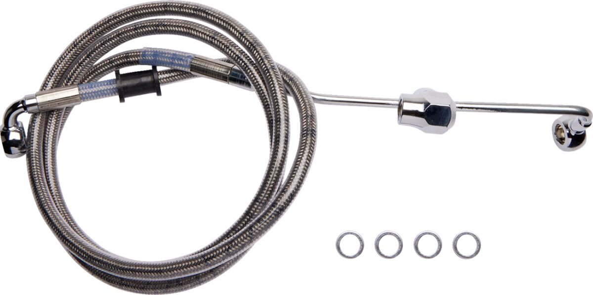 Drag Specialties Brake Line Rr Non Abs Ss Brake Lines Hoses Stainless Drag Specialties
