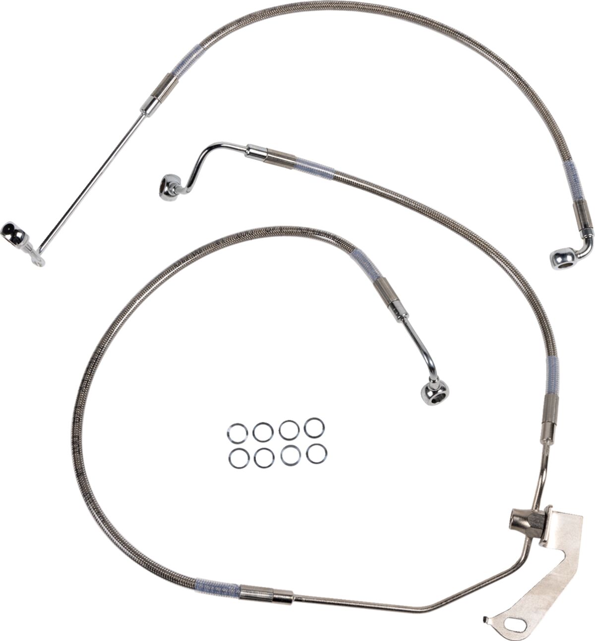 Drag Specialties Brake Line Rr Non Abs Ss Brake Lines Hoses Stainless Drag Specialties