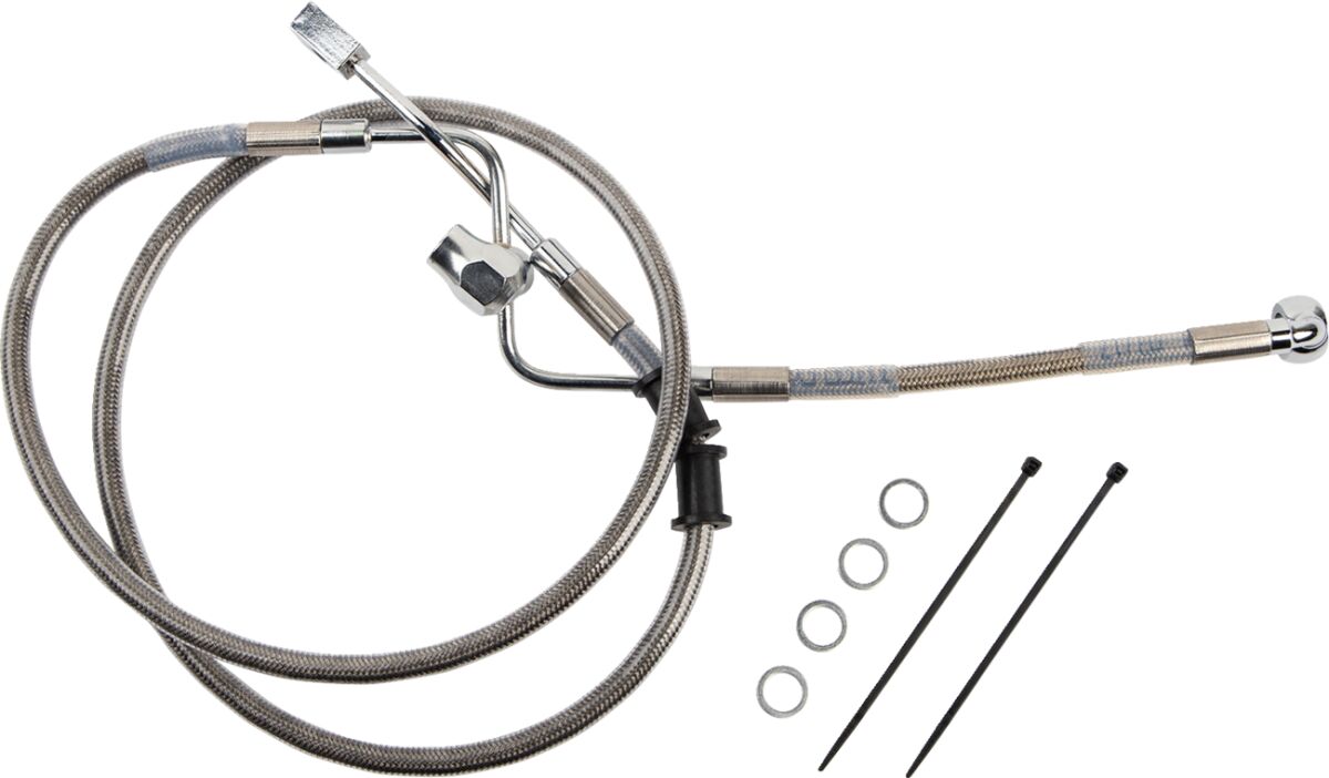 Drag Specialties Brake Line Rr Abs Ss Brake Lines Hoses Stainless Drag Specialties