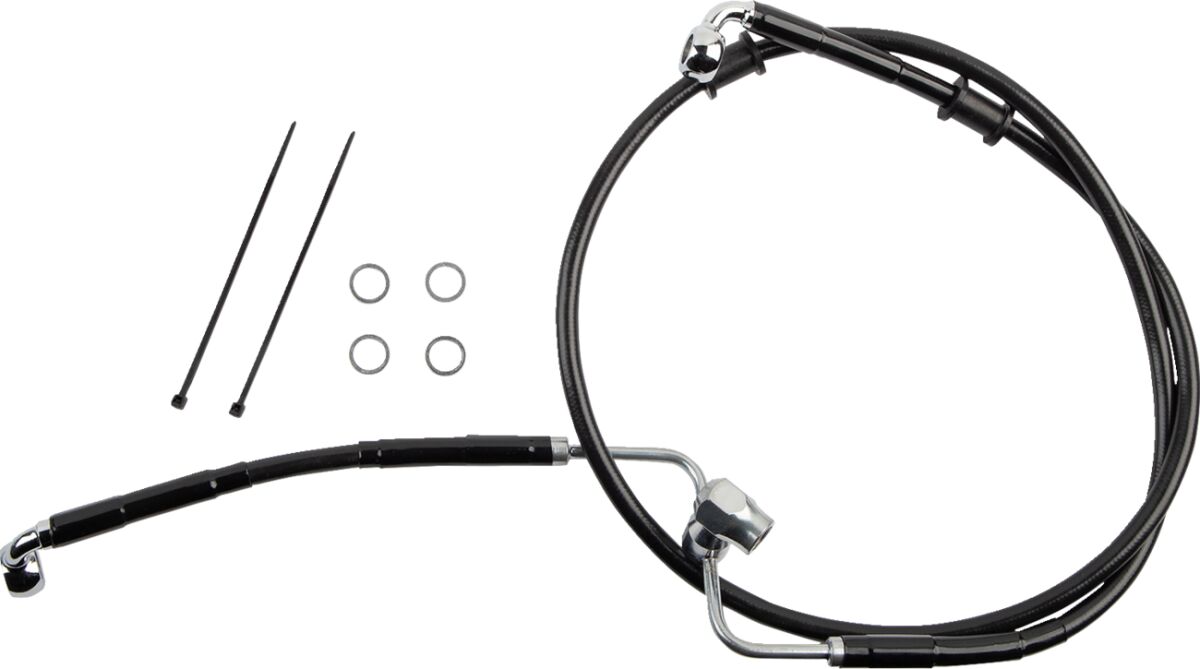 Drag Specialties Brake Line Rr Non Abs Bl Brake Lines Hoses Stainless Drag Specialties