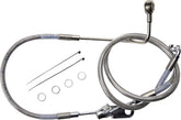 Drag Specialties Brake Line Rr Non Abs Ss Brake Lines Hoses Stainless Drag Specialties