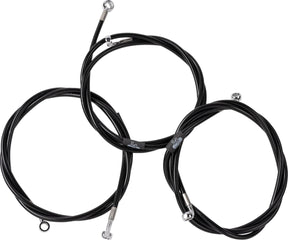 La Choppers Brake Line 24"+ '08 '10 Fl Brake Lines Hoses Stainless La Choppers