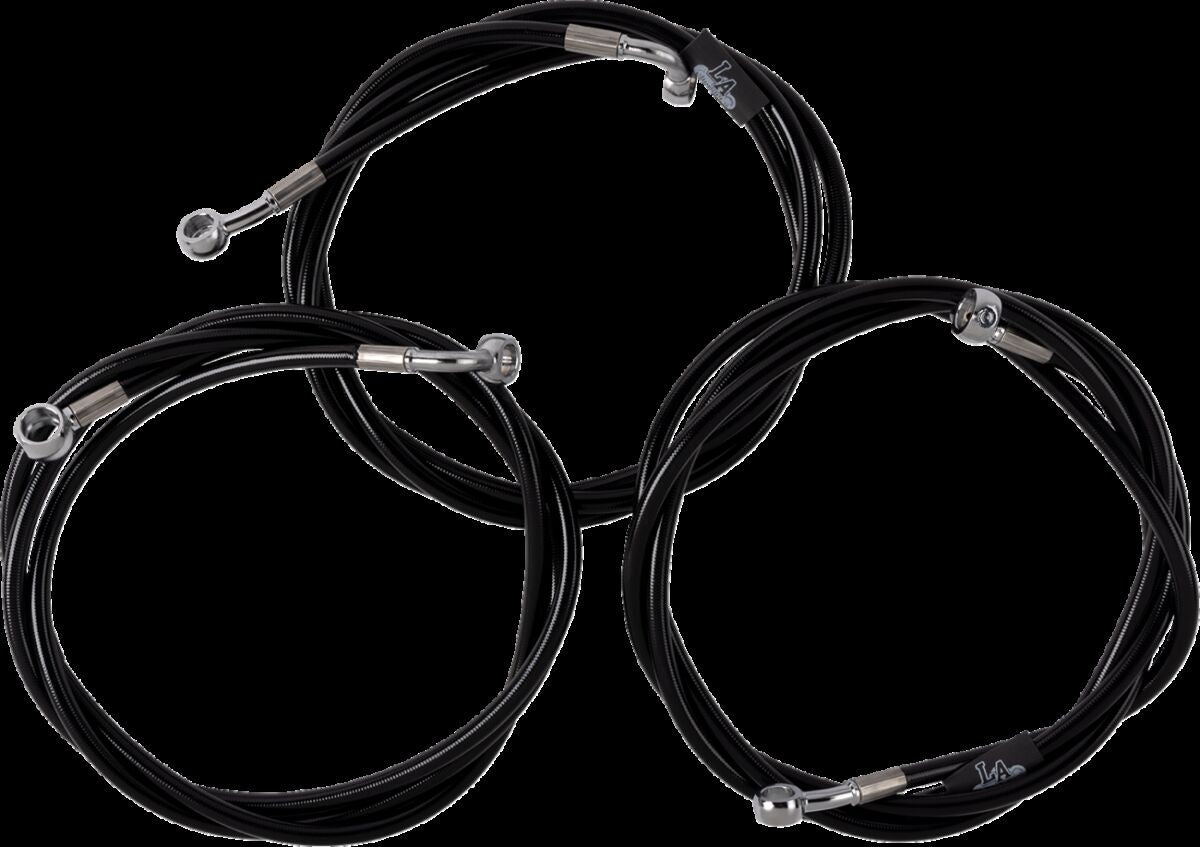 La Choppers Brake Line 24"+ '12 '14 Fl Brake Lines Hoses Stainless La Choppers