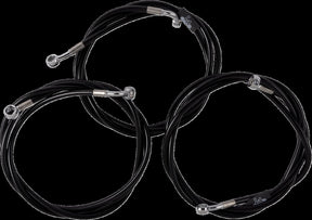 La Choppers Brake Line 24"+ '12 '14 Fl Brake Lines Hoses Stainless La Choppers