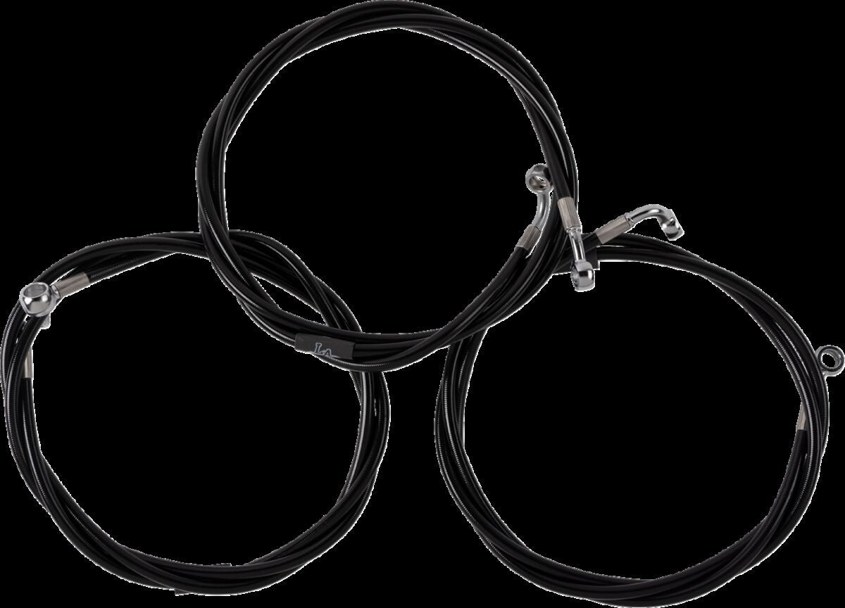La Choppers Brake Line 24"+ '15 '17 Fl Brake Lines Hoses Stainless La Choppers