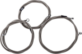 La Choppers Brake Line 24"+ '18 '20 Fl Brake Lines Hoses Stainless La Choppers
