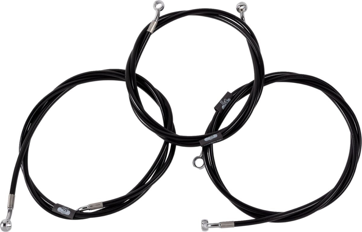 La Choppers Brake Line Bk 18 20 Fl 24+ BRAKE LINES-HOSES-STAINLESS ST La Choppers