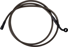 Brake Line Upper Carbon Coat W/Black Fittings +8 Barnett Default Title